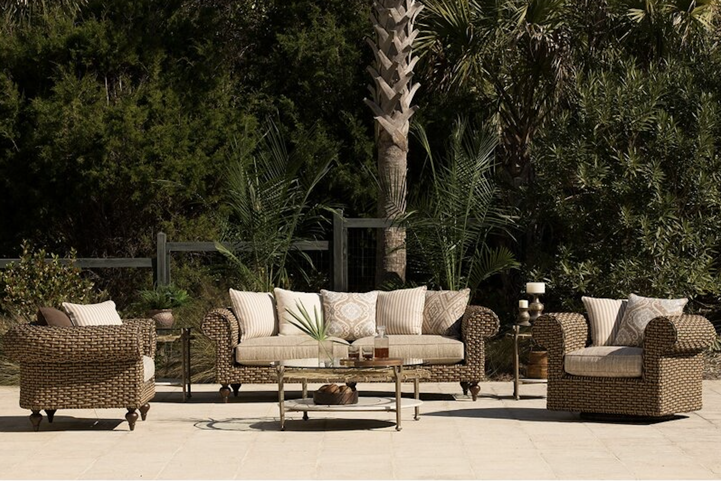 salon, de, jardin, en, resine